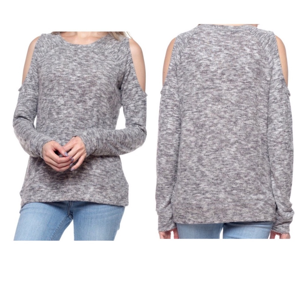 Cold Shoulder Sweater